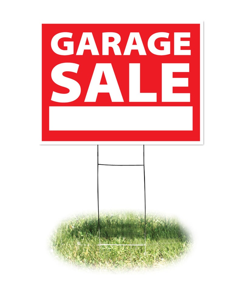 Headline Sign 4730 Yard Sign, Garage Sale, 18 Inches by 24 Inches - Image 1